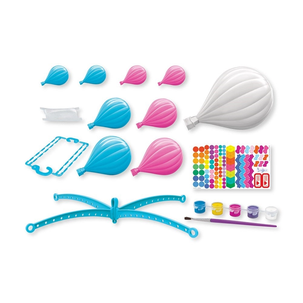 4M Kidzmaker/Paint Your Own Hot Air Balloons Mobile