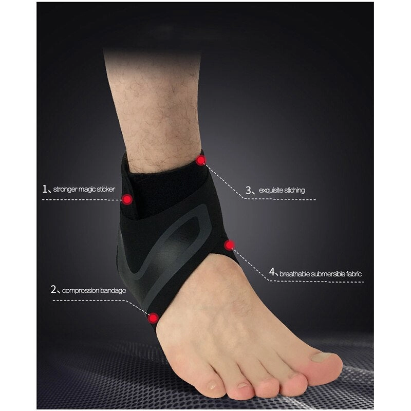 Ankle Braces Basketball Elasticity Protection Foot Bandage