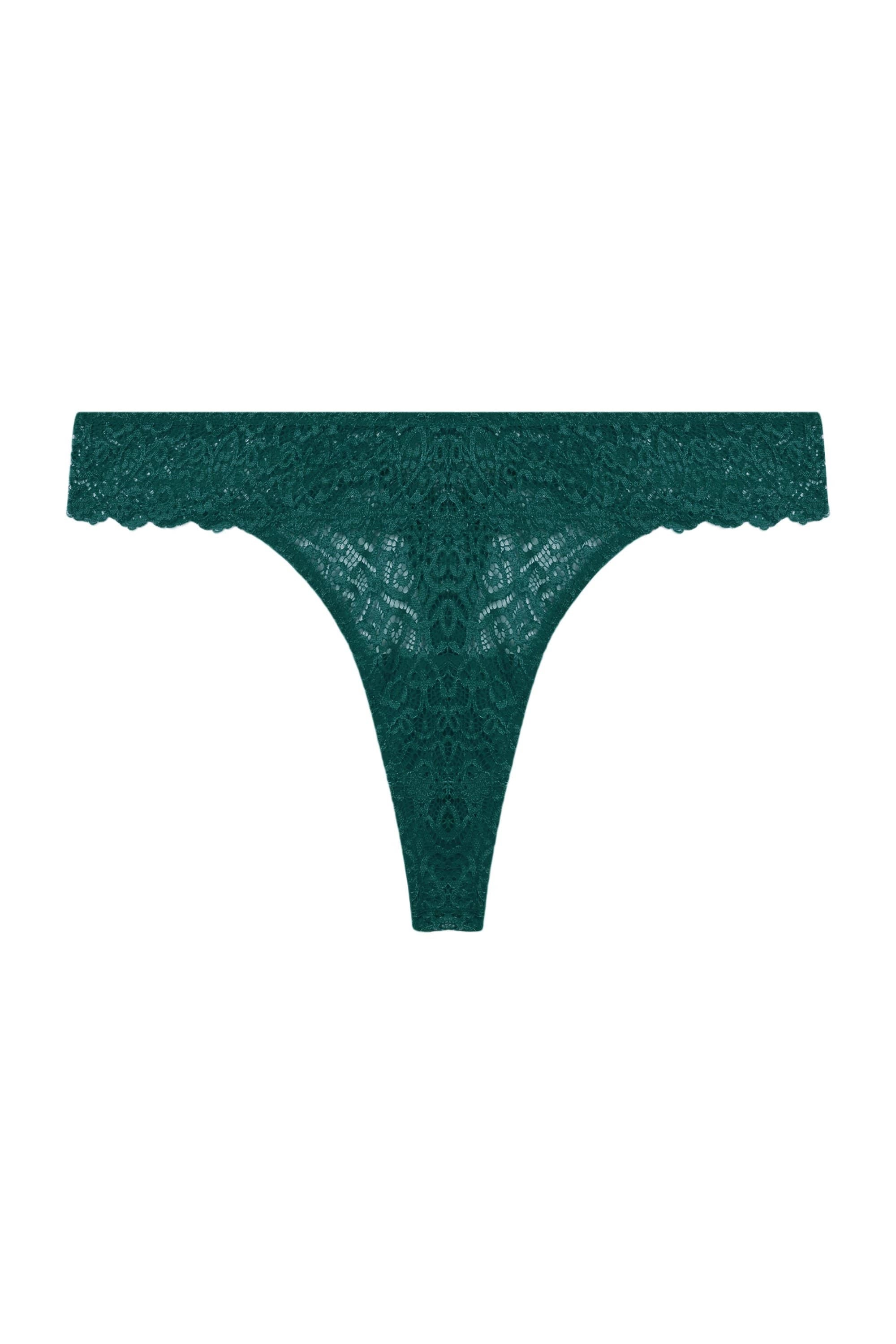 Ariana Teal Everyday Lace Thong