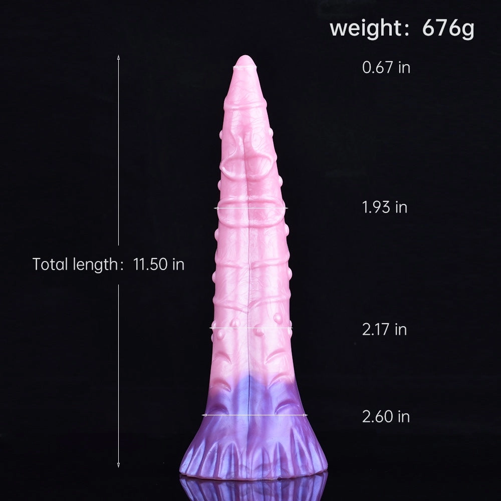 Aurelius 11.50 Giant Fantasy Dildo With Unique Raised Texture - Laphwing