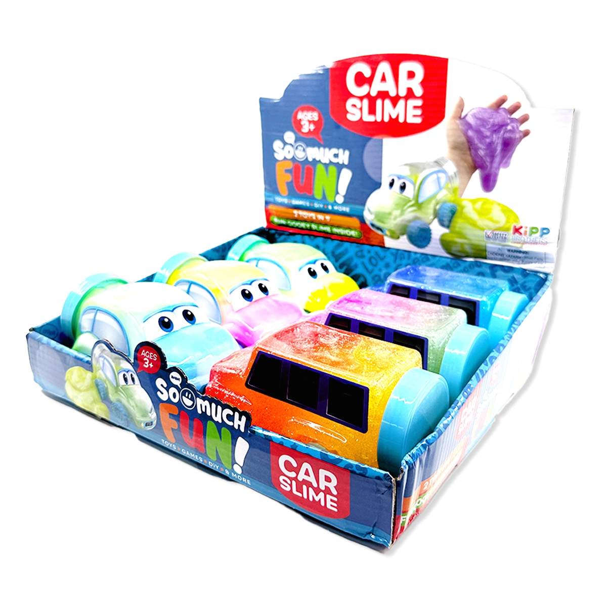 Car Slime - 6 Pieces Per Retail Ready Display 25556