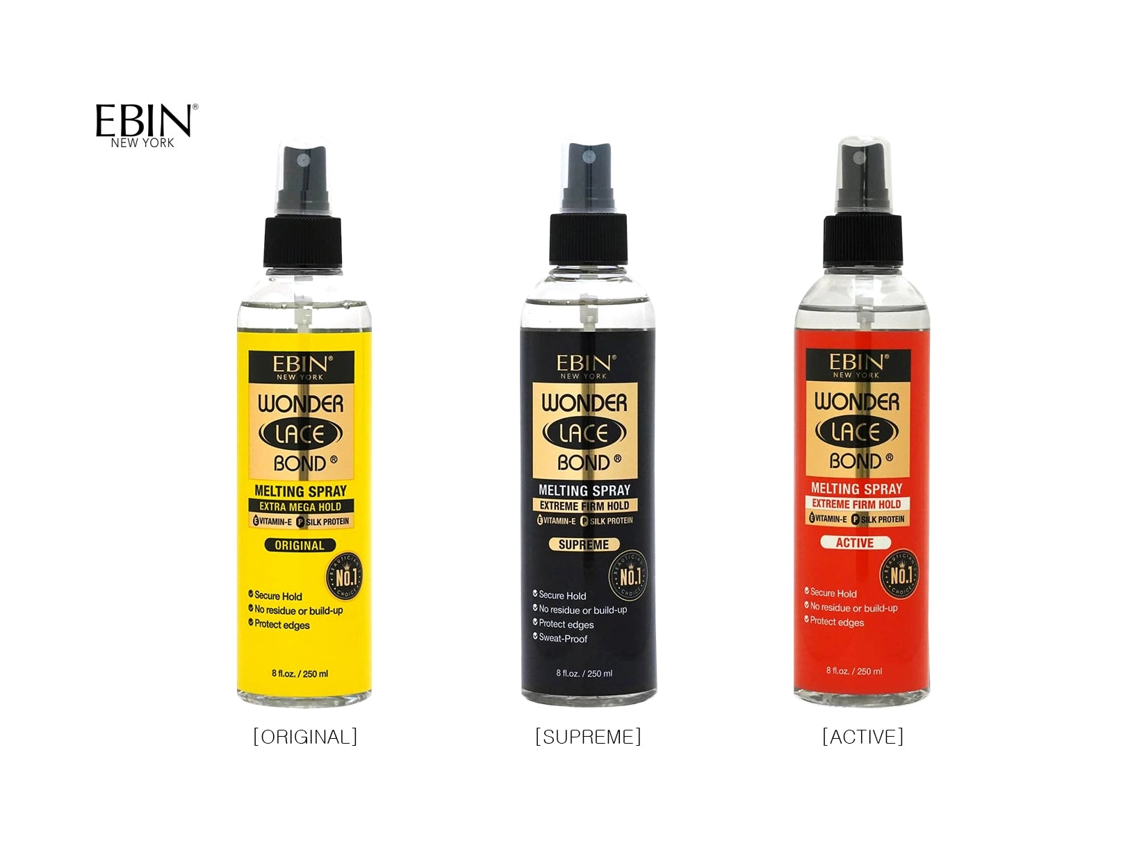 EBIN NEW YORK WONDER LACE BOND MELTING SPRAY 8oz