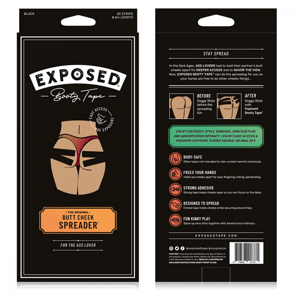 'Exposed' Anal Sex Booty Tape