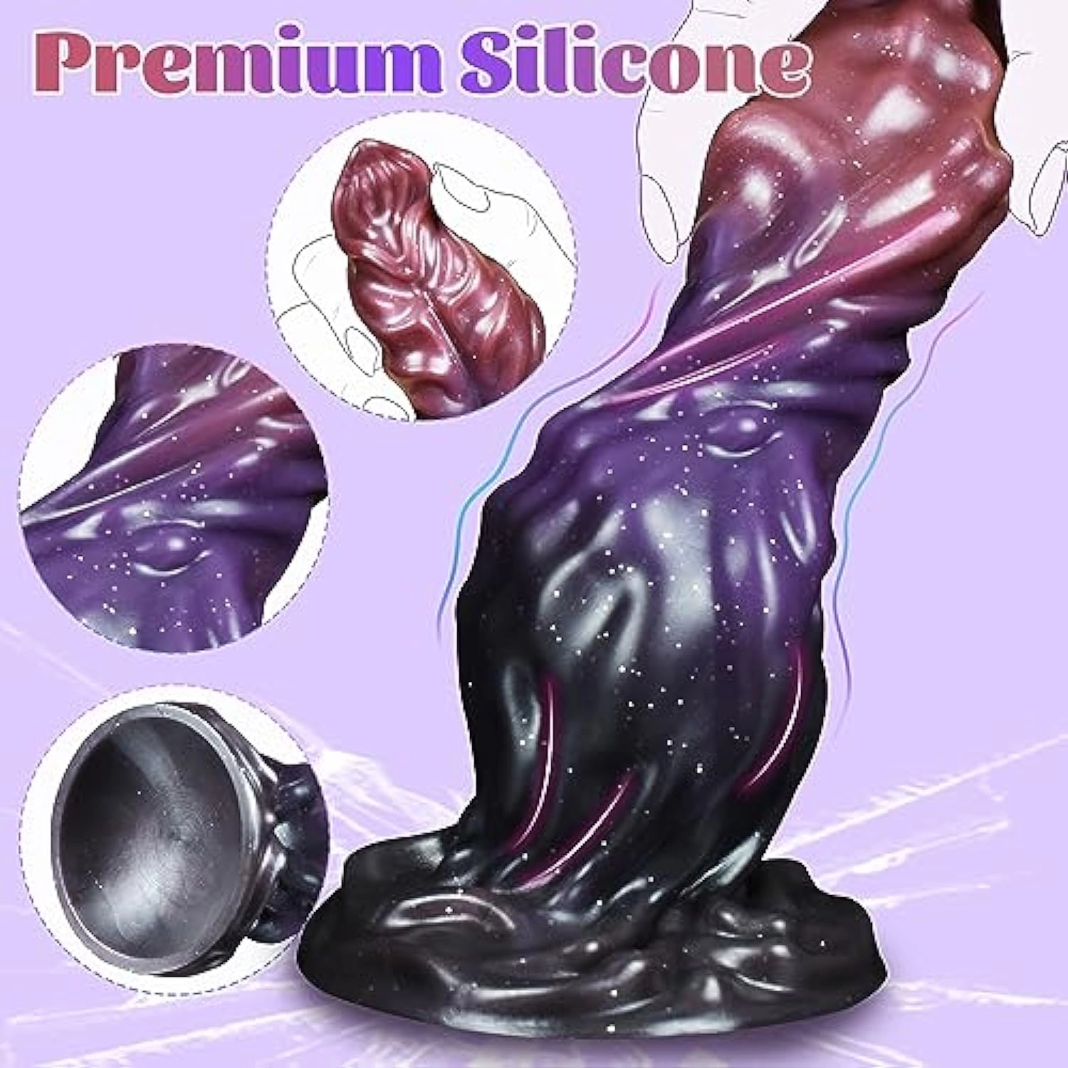 Flame 7 Fantasy Monster Dildo With Unique Stimulating Texuture - Laphwing
