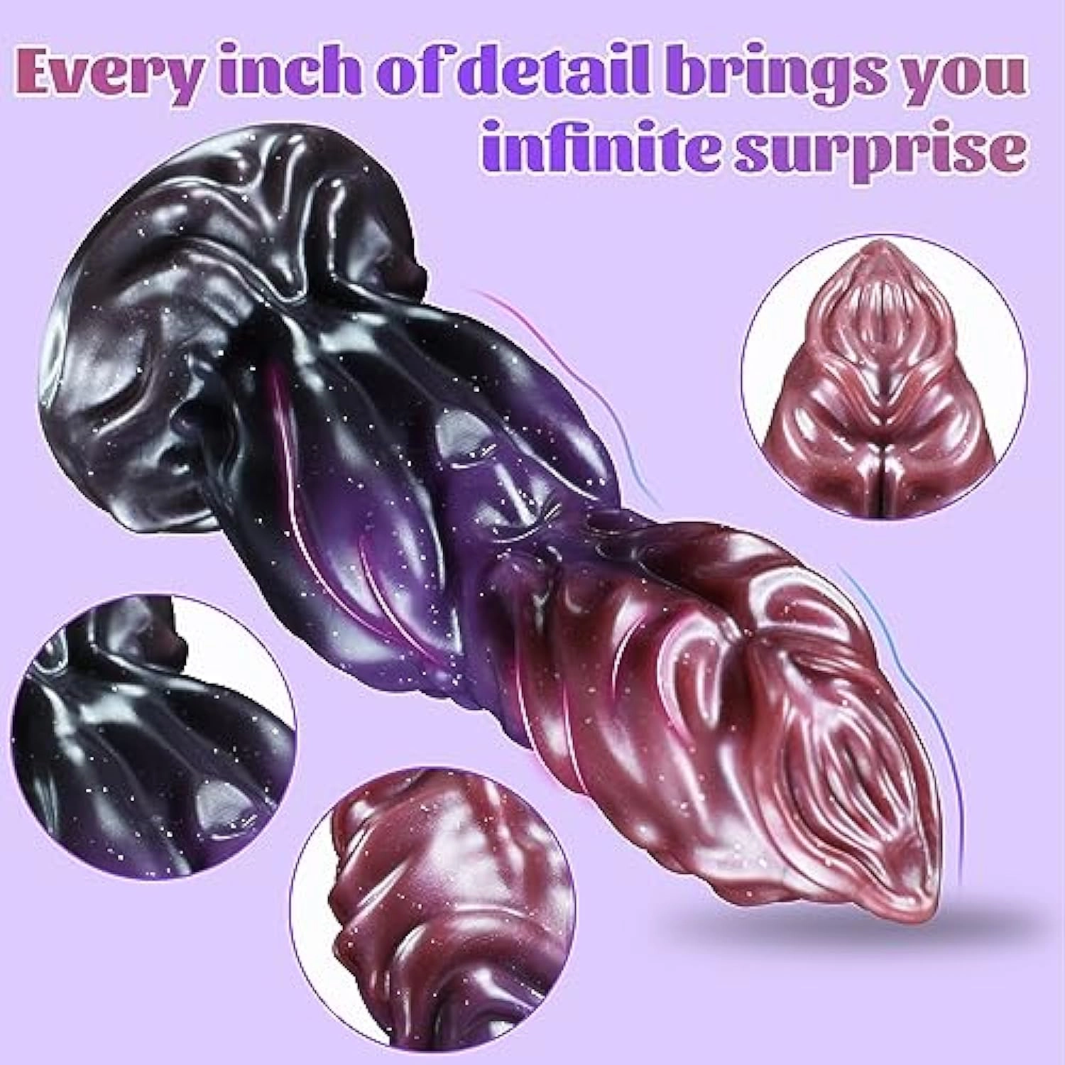 Flame 7 Fantasy Monster Dildo With Unique Stimulating Texuture - Laphwing