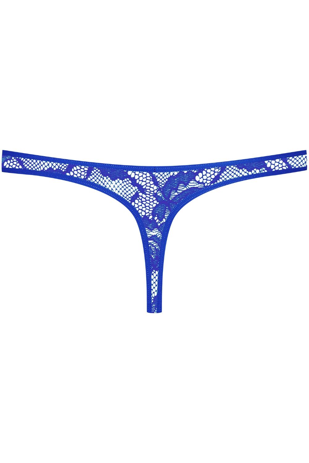Flashback Lace Tanga Thong Blue