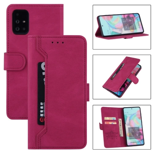 For Samsung Galaxy Note20 Reverse Buckle Horizontal Flip PU Leather Case with Holder  Card