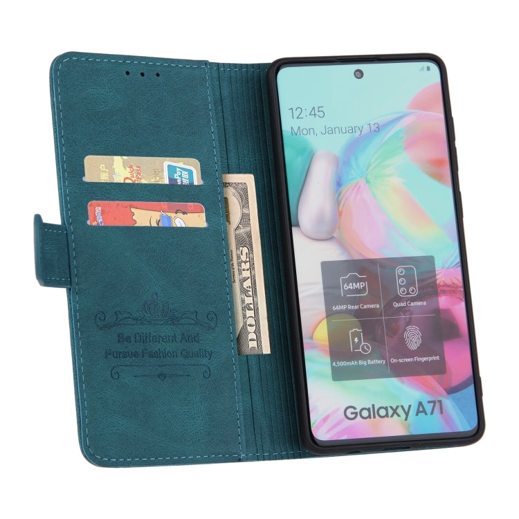 For Samsung Galaxy Note20 Reverse Buckle Horizontal Flip PU Leather Case with Holder  Card