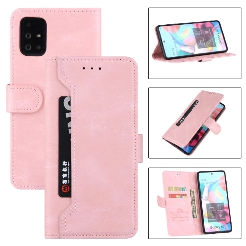 For Samsung Galaxy Note20 Reverse Buckle Horizontal Flip PU Leather Case with Holder  Card