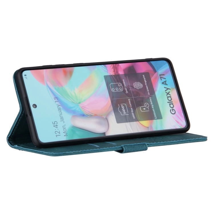For Samsung Galaxy Note20 Reverse Buckle Horizontal Flip PU Leather Case with Holder  Card