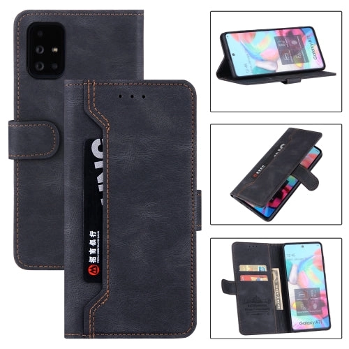 For Samsung Galaxy Note20 Reverse Buckle Horizontal Flip PU Leather Case with Holder  Card