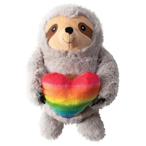 Fringe Follow Your Rainbow Sloth Dog Toy