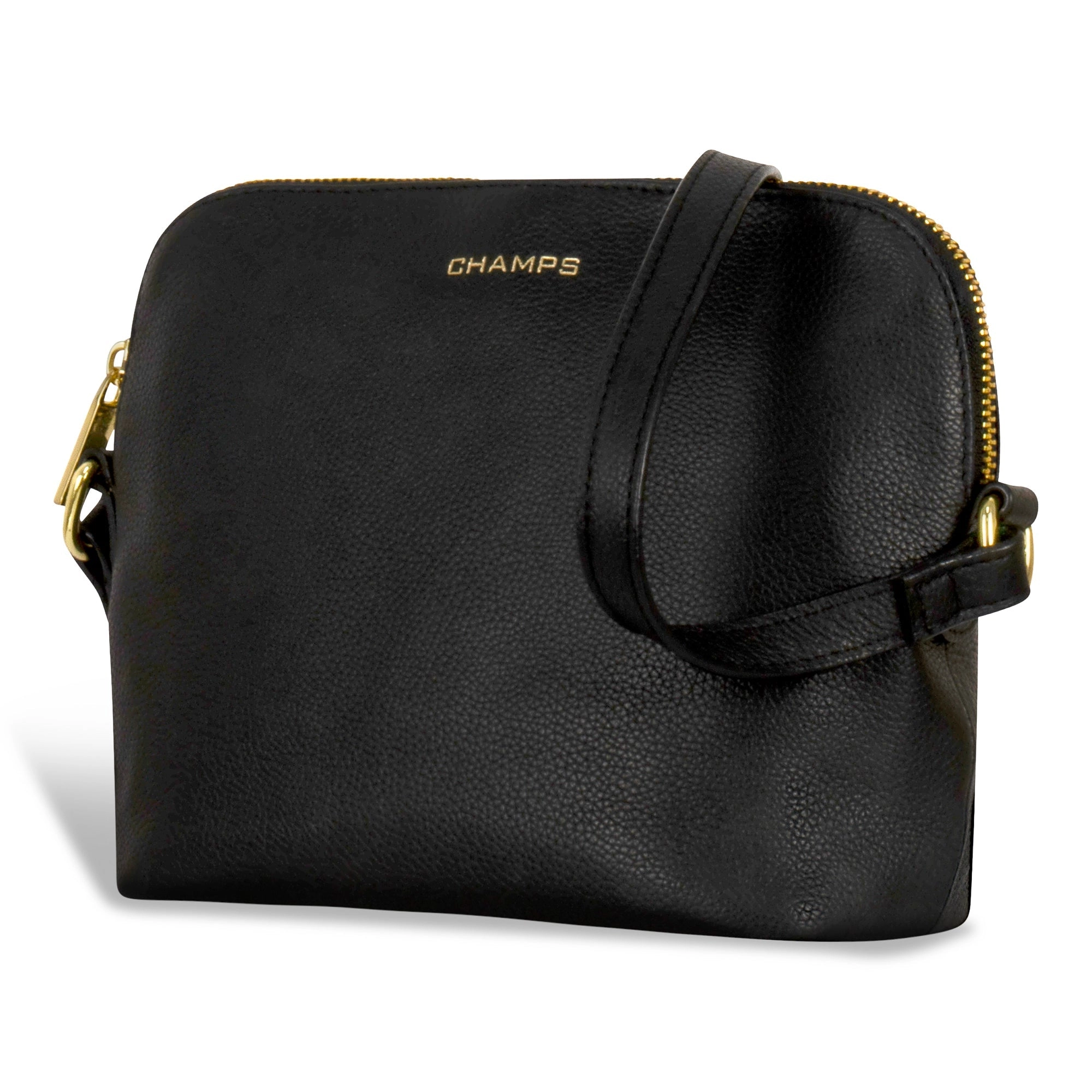 Gala / Leather Top-Zip Shoulder Bag *Drop Ship*