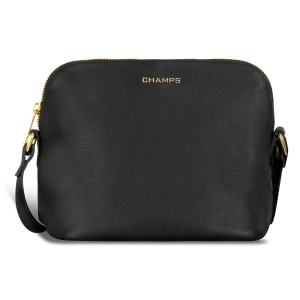 Gala / Leather Top-Zip Shoulder Bag *Drop Ship*