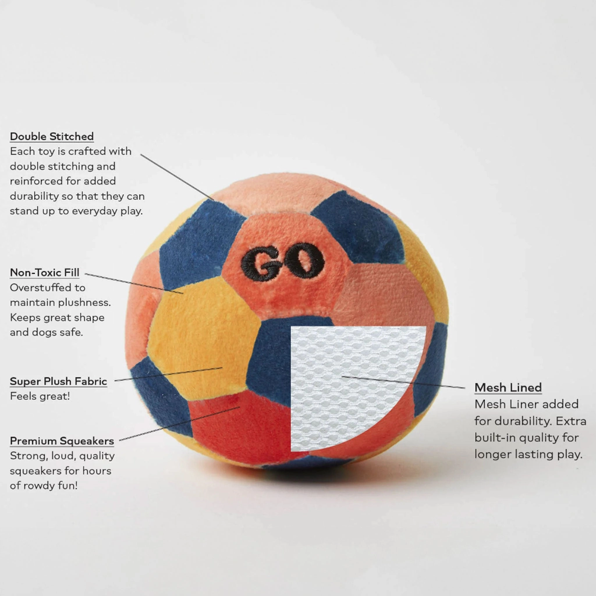 Jax & Bones Plush Toy - Soccer Ball