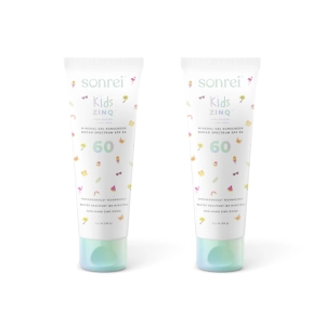 Kids Zinq SPF 60 Mineral Gel Sunscreen 2-Pack Bundle