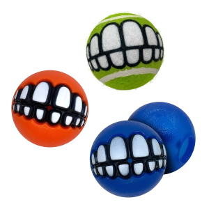 KONG Grinz By Rogz Variety 3-Pk Dog Toy