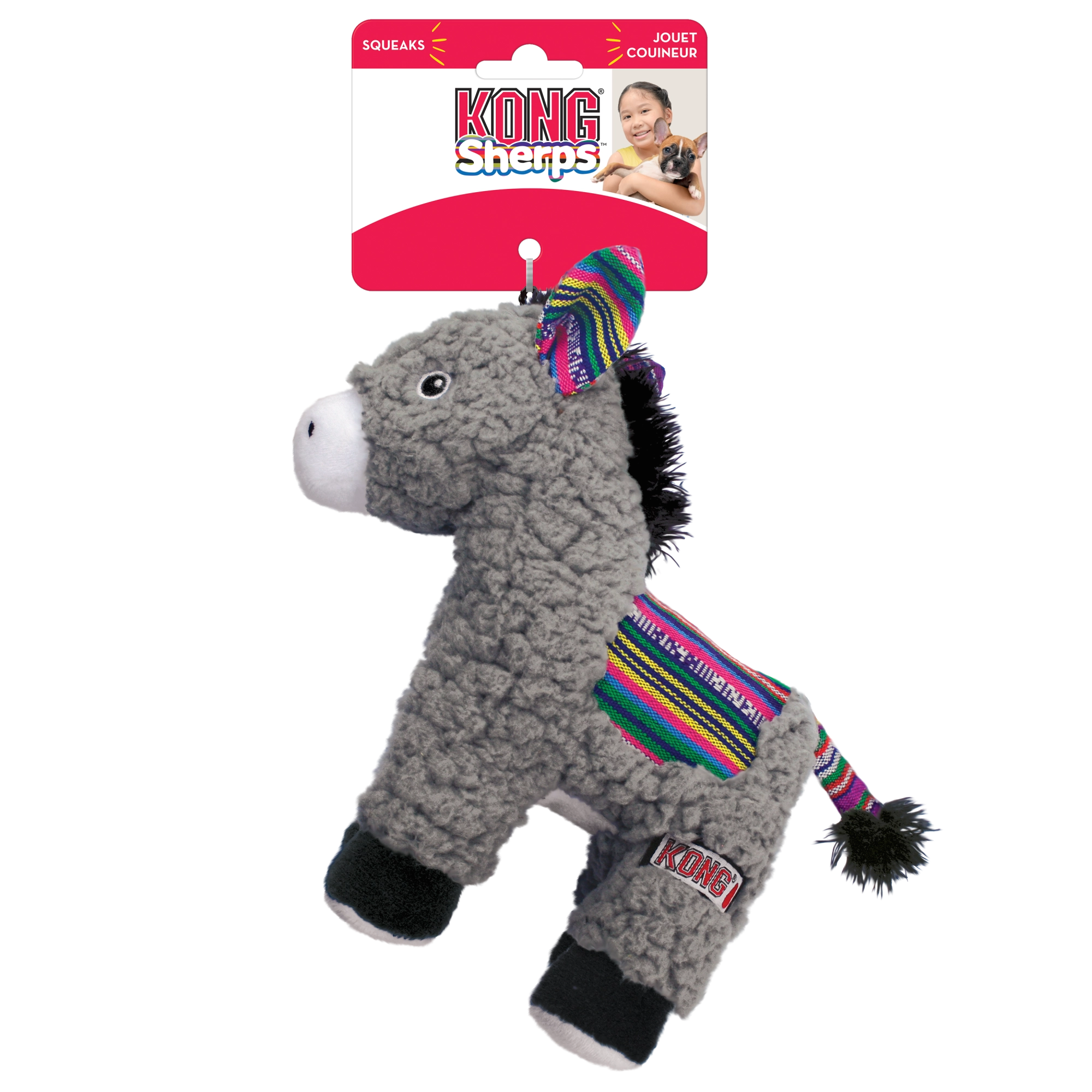 KONG Sherps™ Donkey Medium Dog Toy