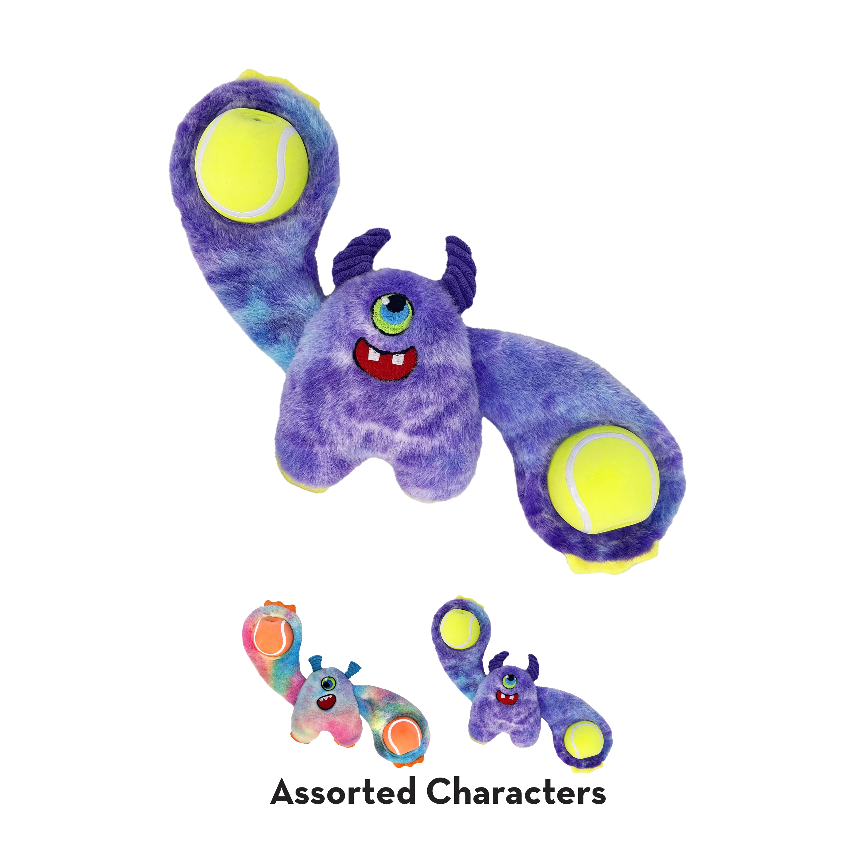 KONG Woozles Monster Assorted Dog Toy