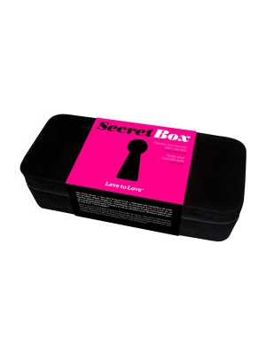 Love to Love Secret Box Black Toy Storage Case
