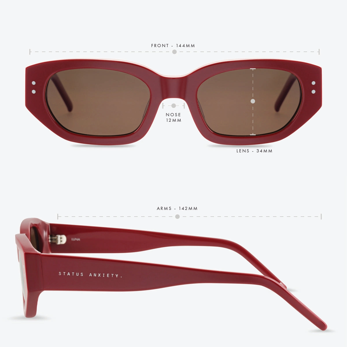 Luna Sunglasses - Cherry