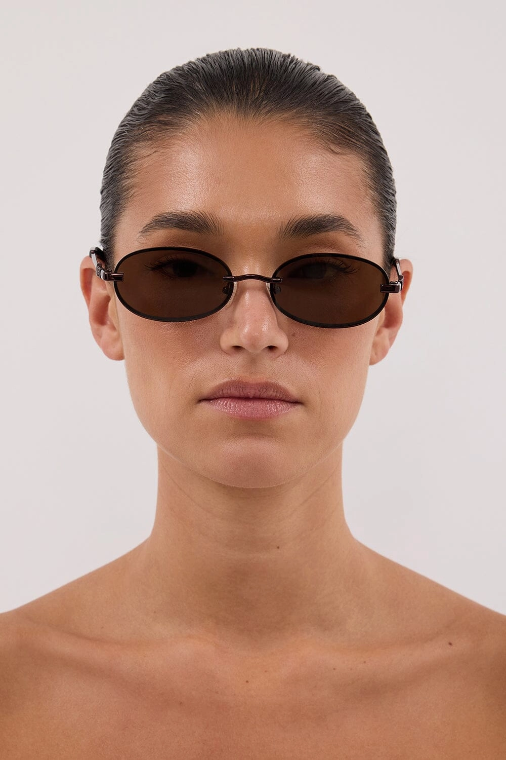 LUV LOU THE JEAN BRONZE SUNGLASSES