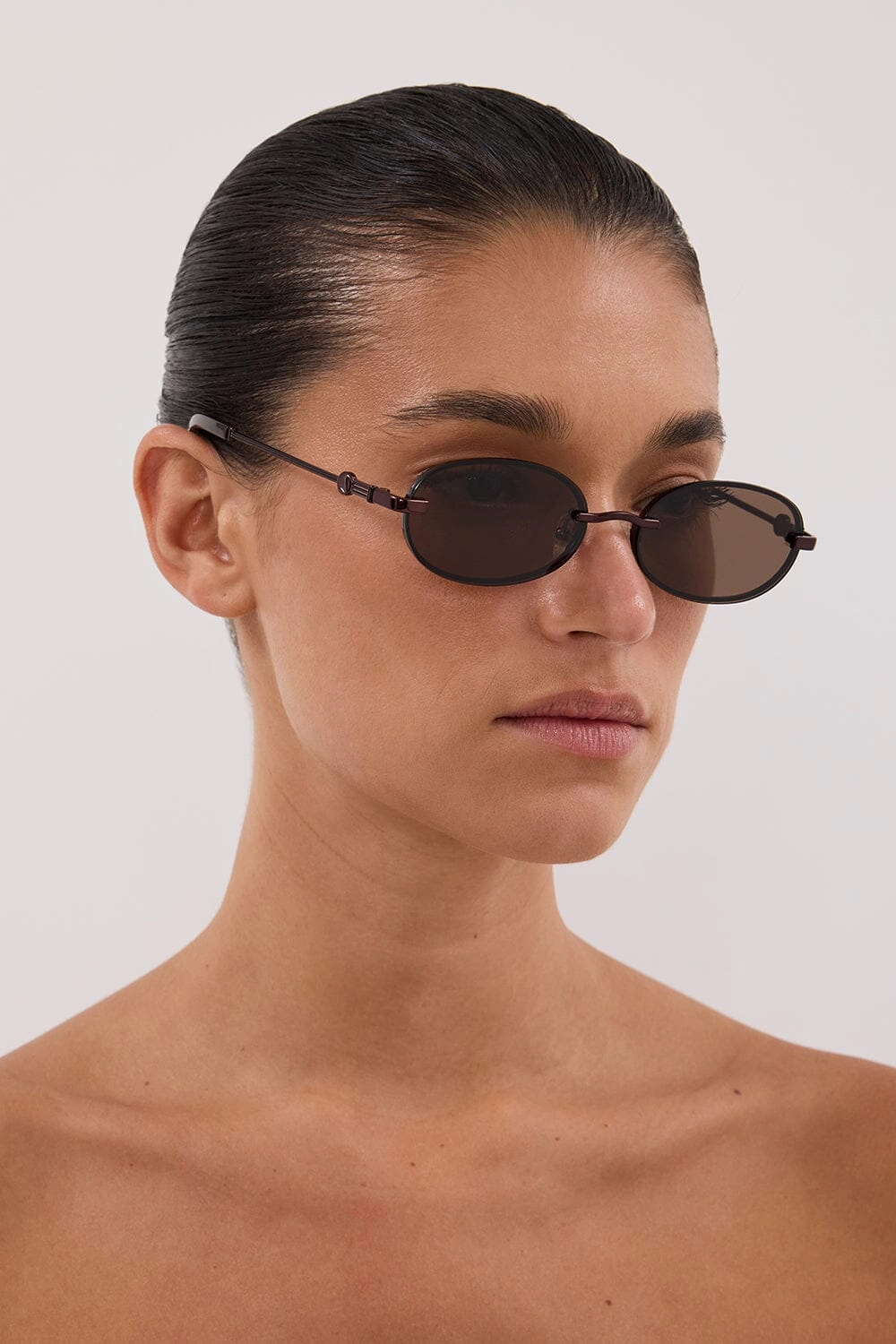 LUV LOU THE JEAN BRONZE SUNGLASSES