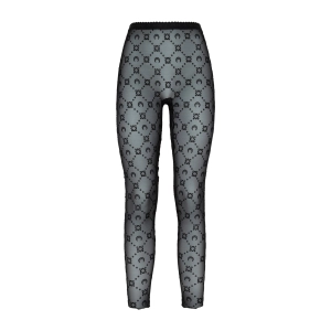 Marine Serre Flocked Monogram Sheer Tights