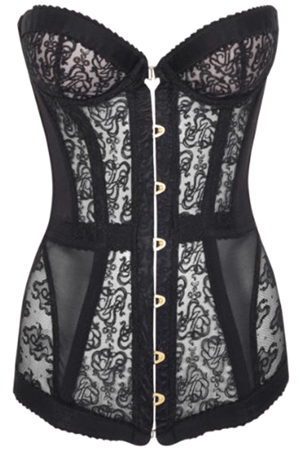 Mercy Lace Corset in Black