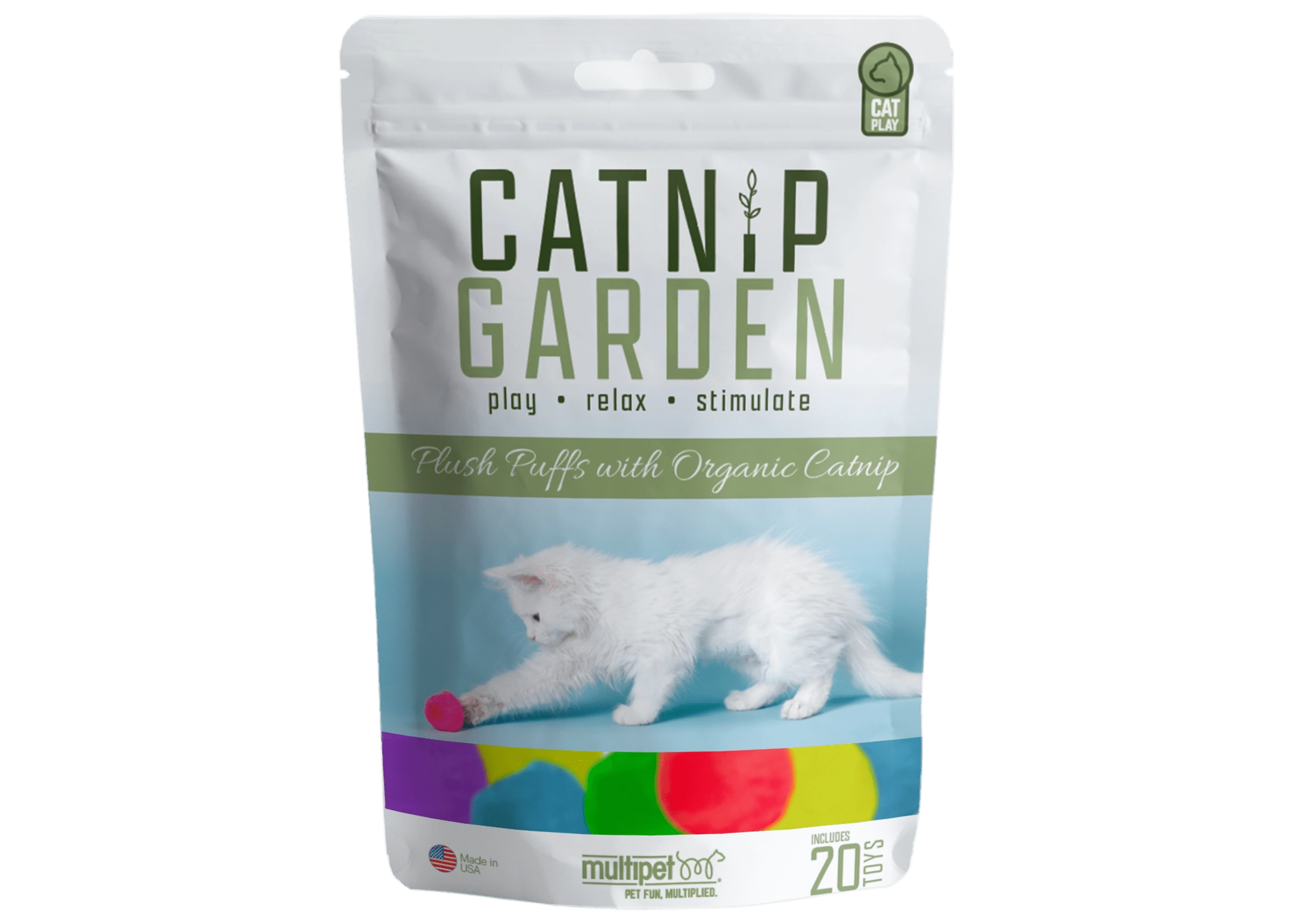 Multipet Catnip Garden Catnip Puffs