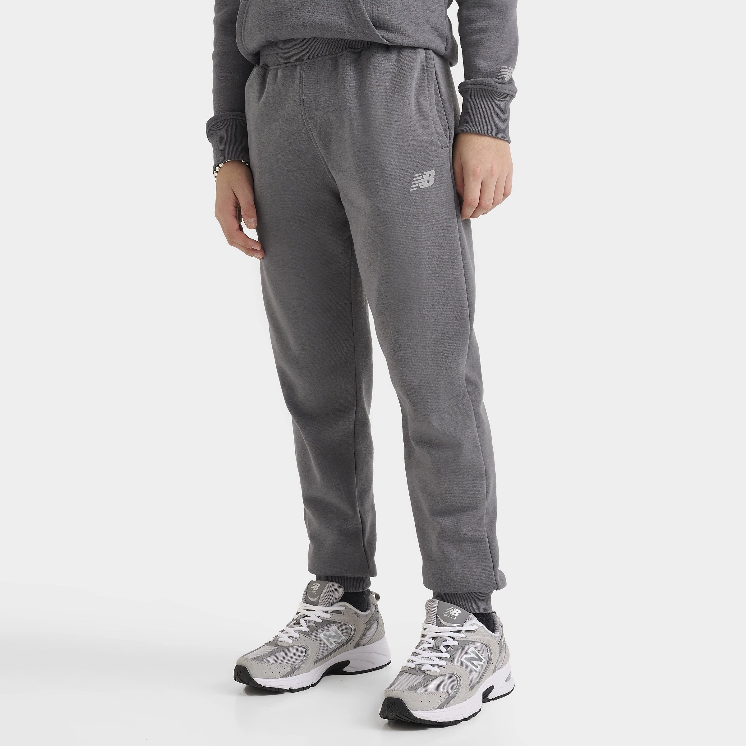 New Balance Junior Boys' Small Logo Joggers / Castle Rock