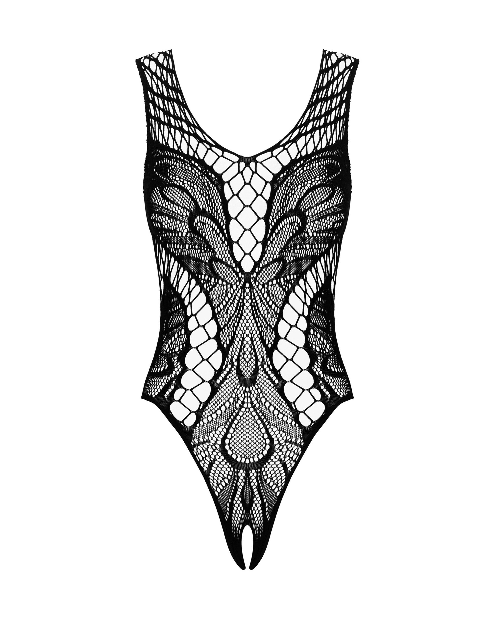 Obsessive Knitted Teddy Crotchless Body B138