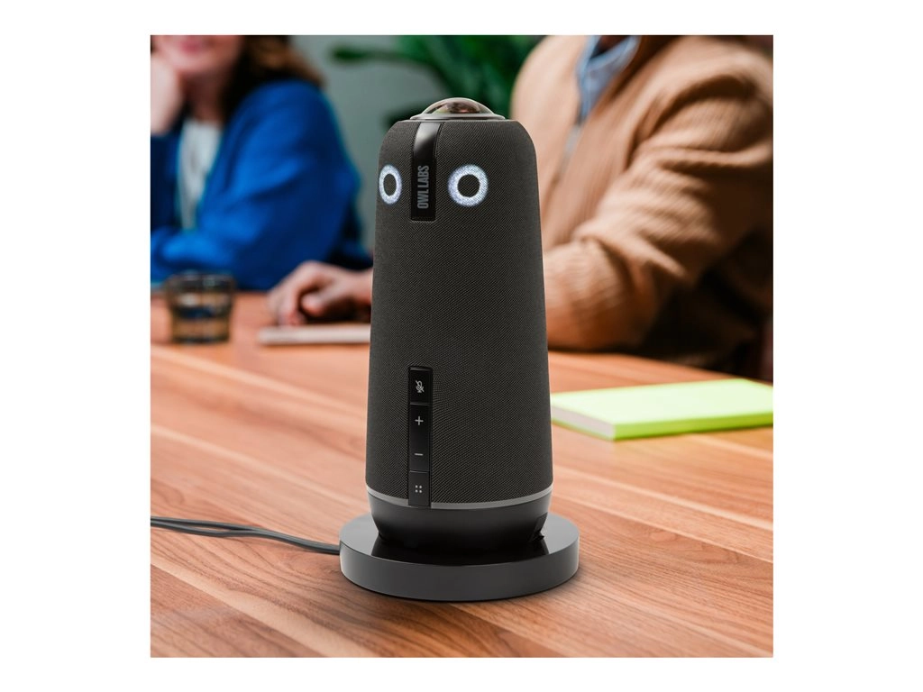 Owl Labs Meeting Owl 4  - Premium Pack - video conferencing device - with Owl Care - with Owl 4  Stand BND405-0001