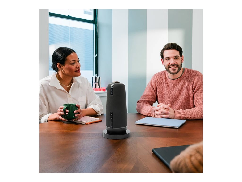 Owl Labs Meeting Owl 4  - Premium Pack - video conferencing device - with Owl Care - with Owl 4  Stand BND405-0001