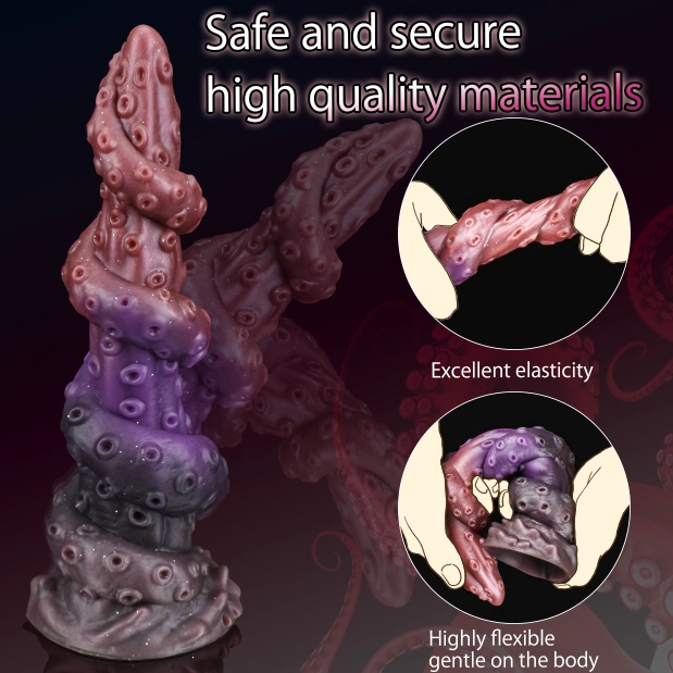 Pagoda 8.9 Tentacle Dildo With Unique Spiral Shape - Laphwing
