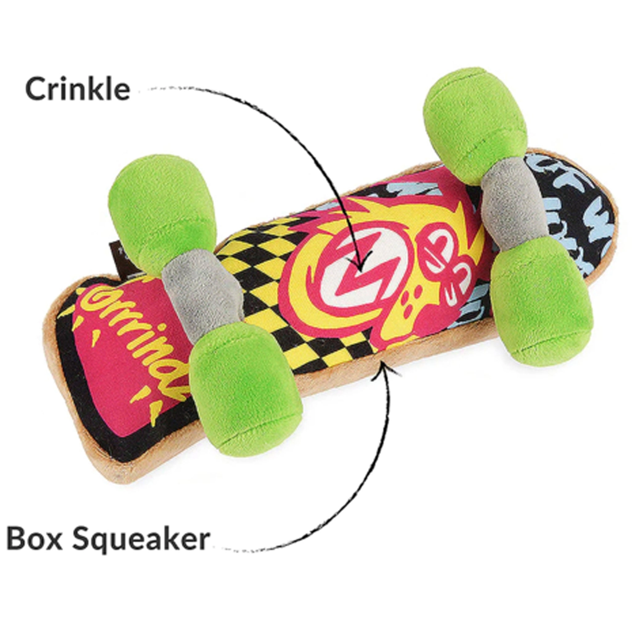 P.L.A.Y. Skateboard Multi Dog Toys
