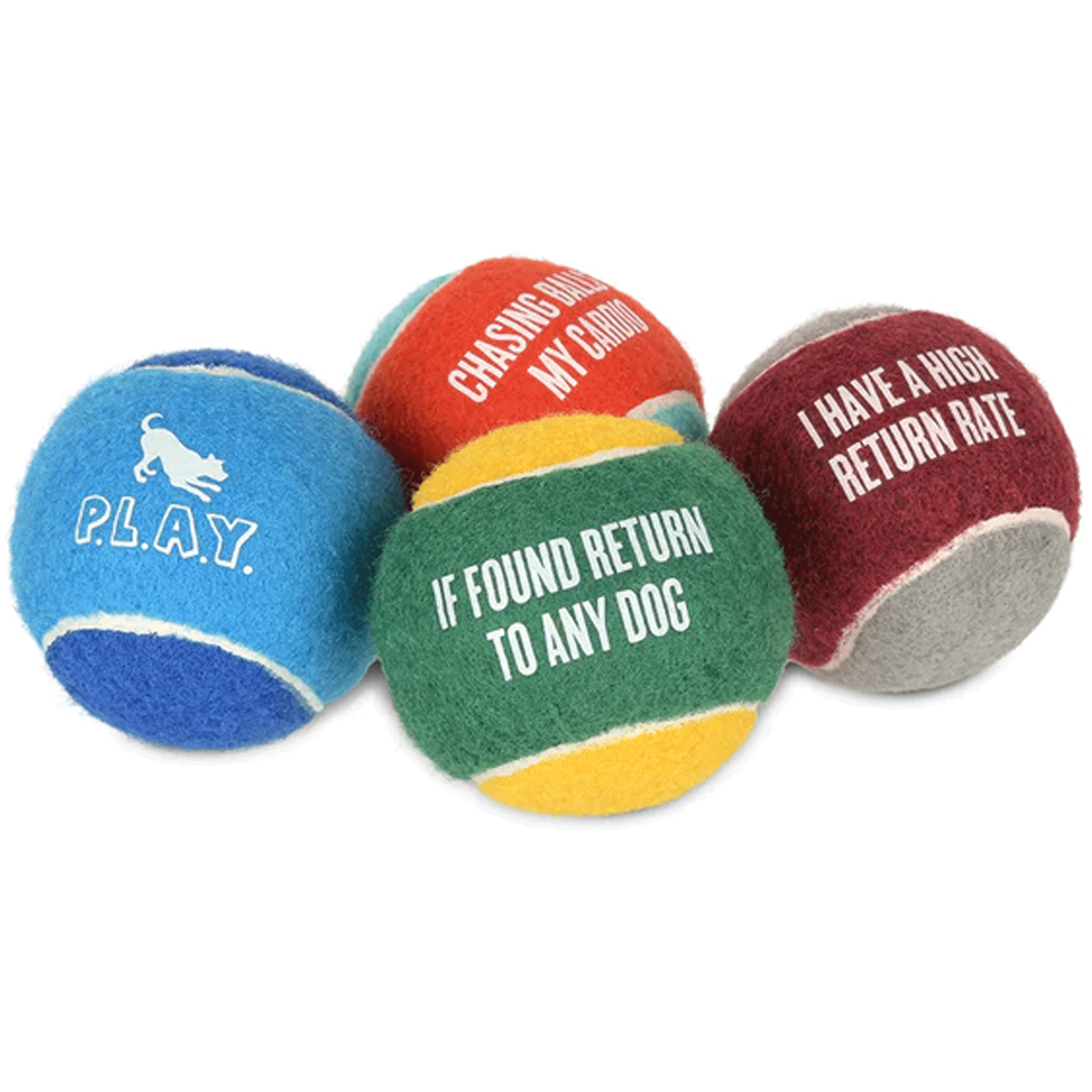 P.L.A.Y. Tennis Ball Set Multi Dog Toys