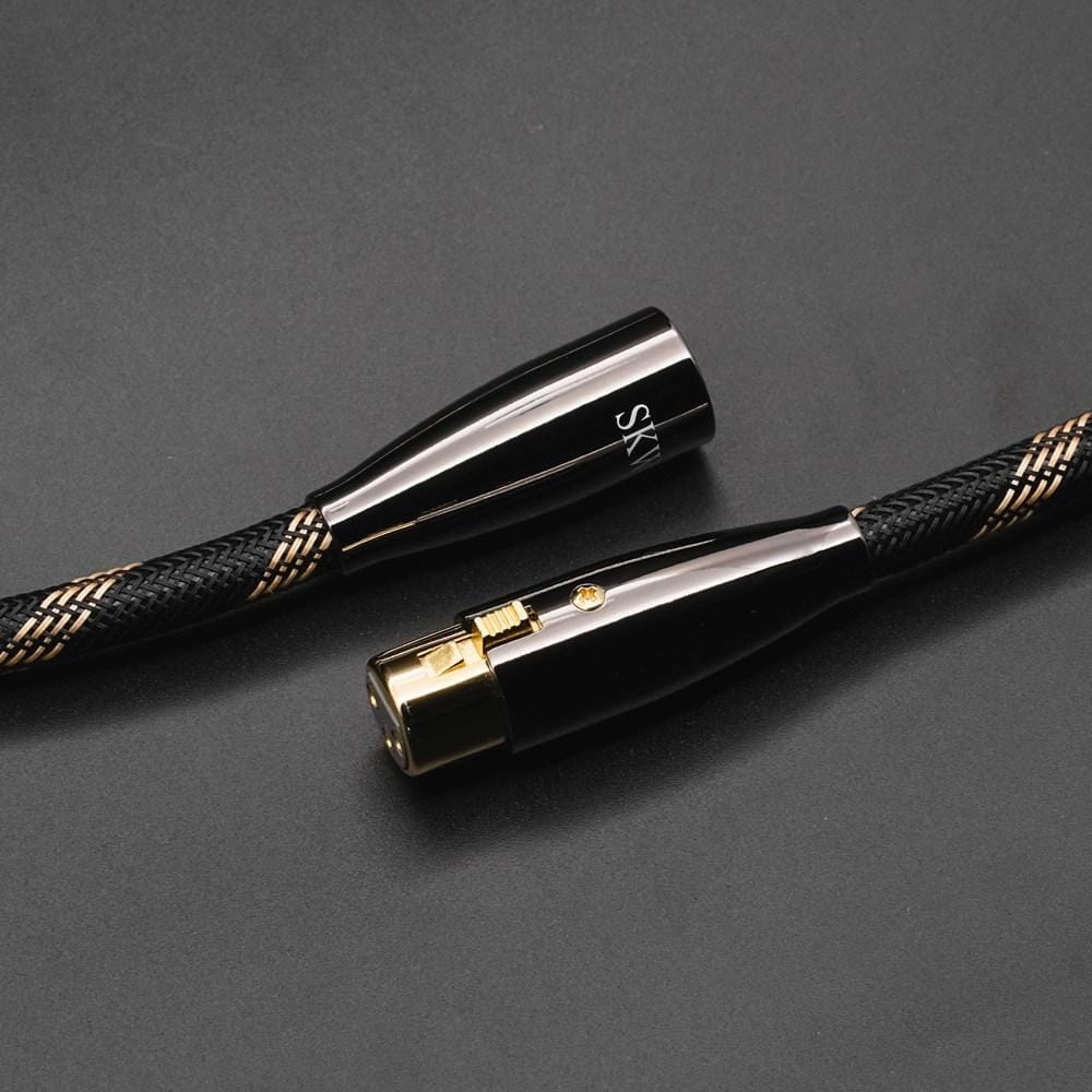 SKW BG09 - 3 Pin XLR Male To Female 6N High-purity copper Cable ( Pair )