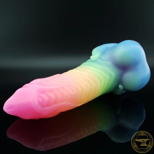 |SOLD OUT| Large Illithid, Super Soft 00-20 Firmness, Rainbow Fades, 5916, **VAC U LOCK HOLE INCLUDED**