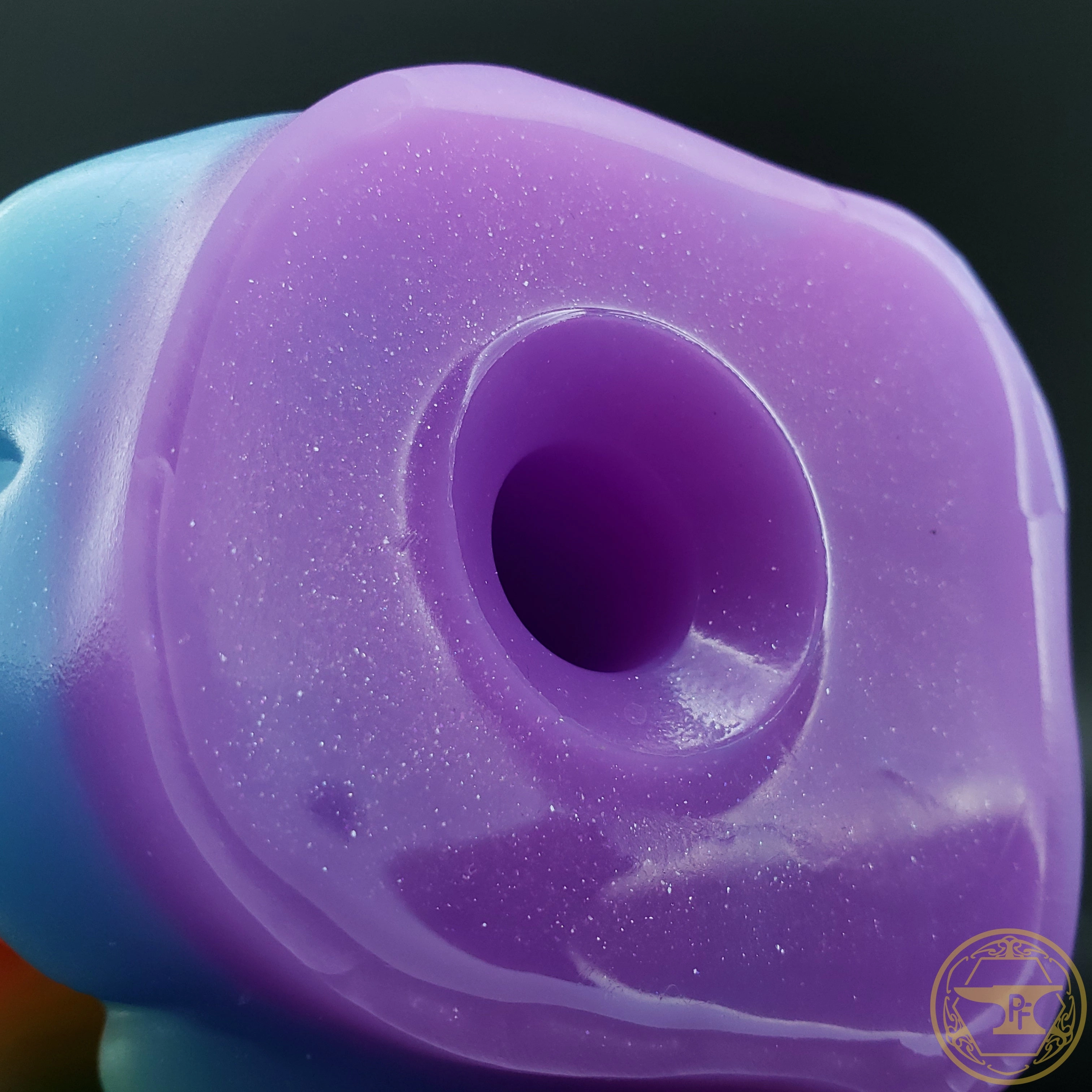 |SOLD OUT| Large Illithid, Super Soft 00-20 Firmness, Rainbow Fades, 5916, **VAC U LOCK HOLE INCLUDED**
