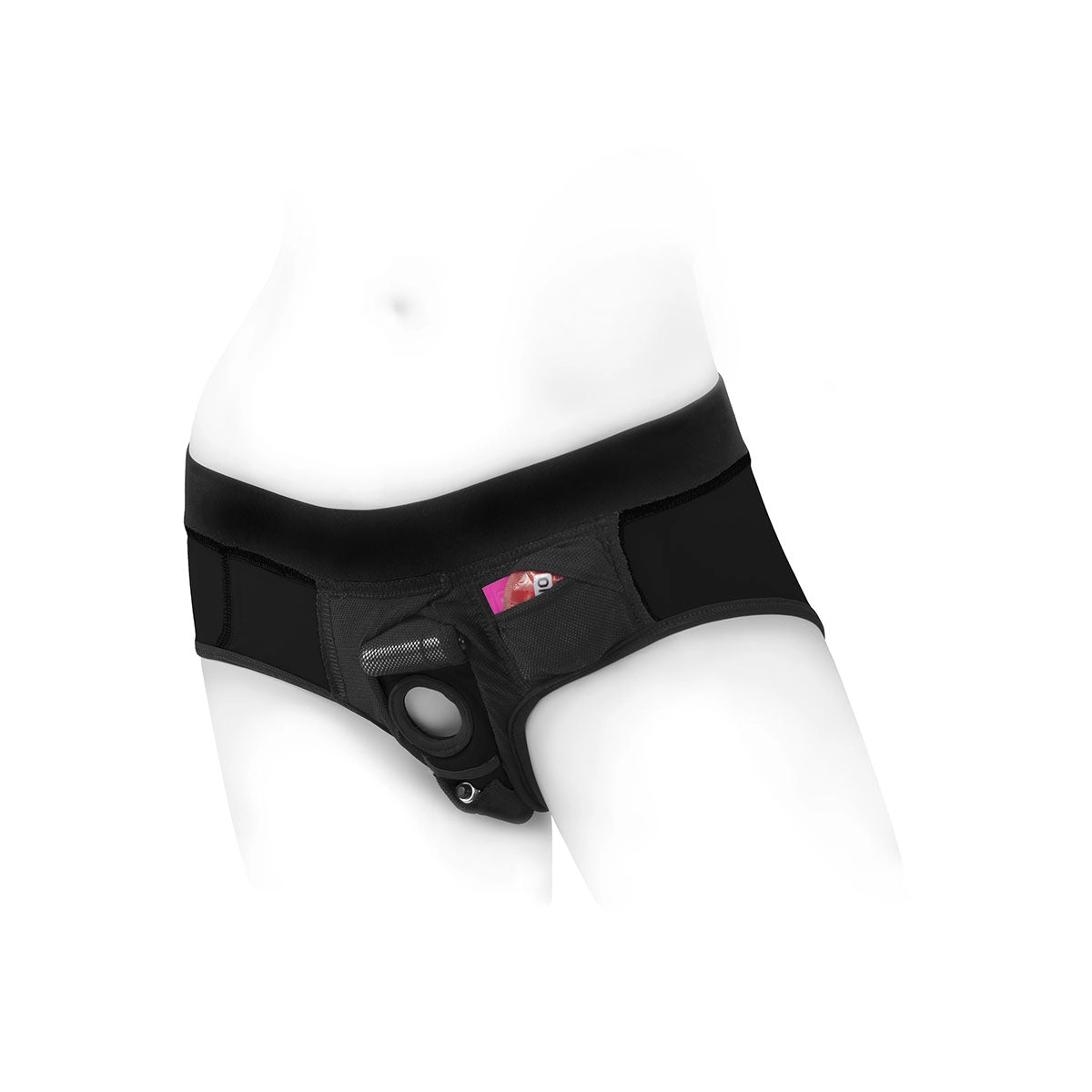 SpareParts Tomboi Harness Black/Black - 3X