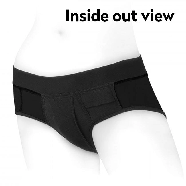 SpareParts Tomboi Harness Black/Black - Large