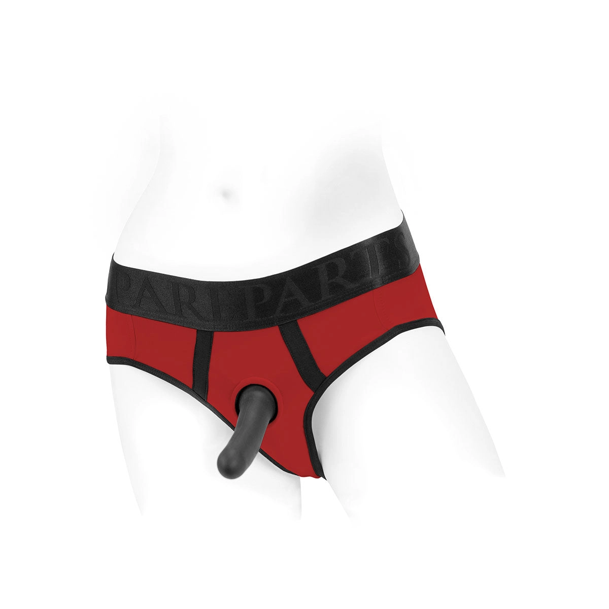 SpareParts Tomboi Harness Red/Black - XL