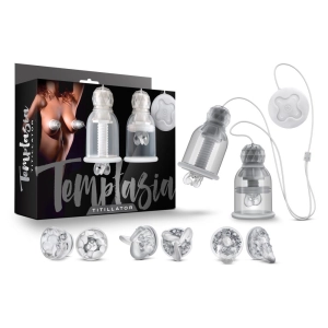 Temptasia By Blush® | Titillator Nipple Play & Massaging System with Suction
