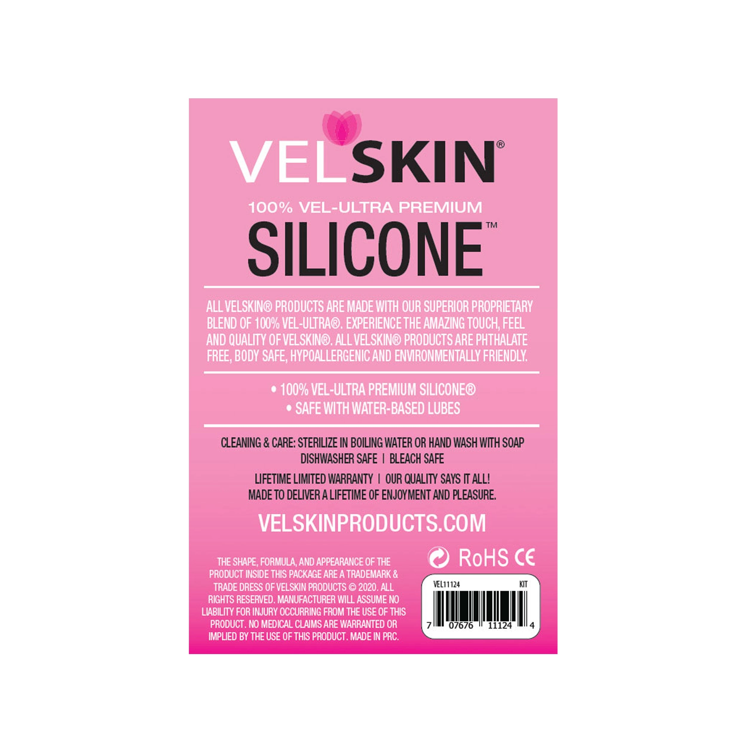 Velskin Red/White Pill Plug