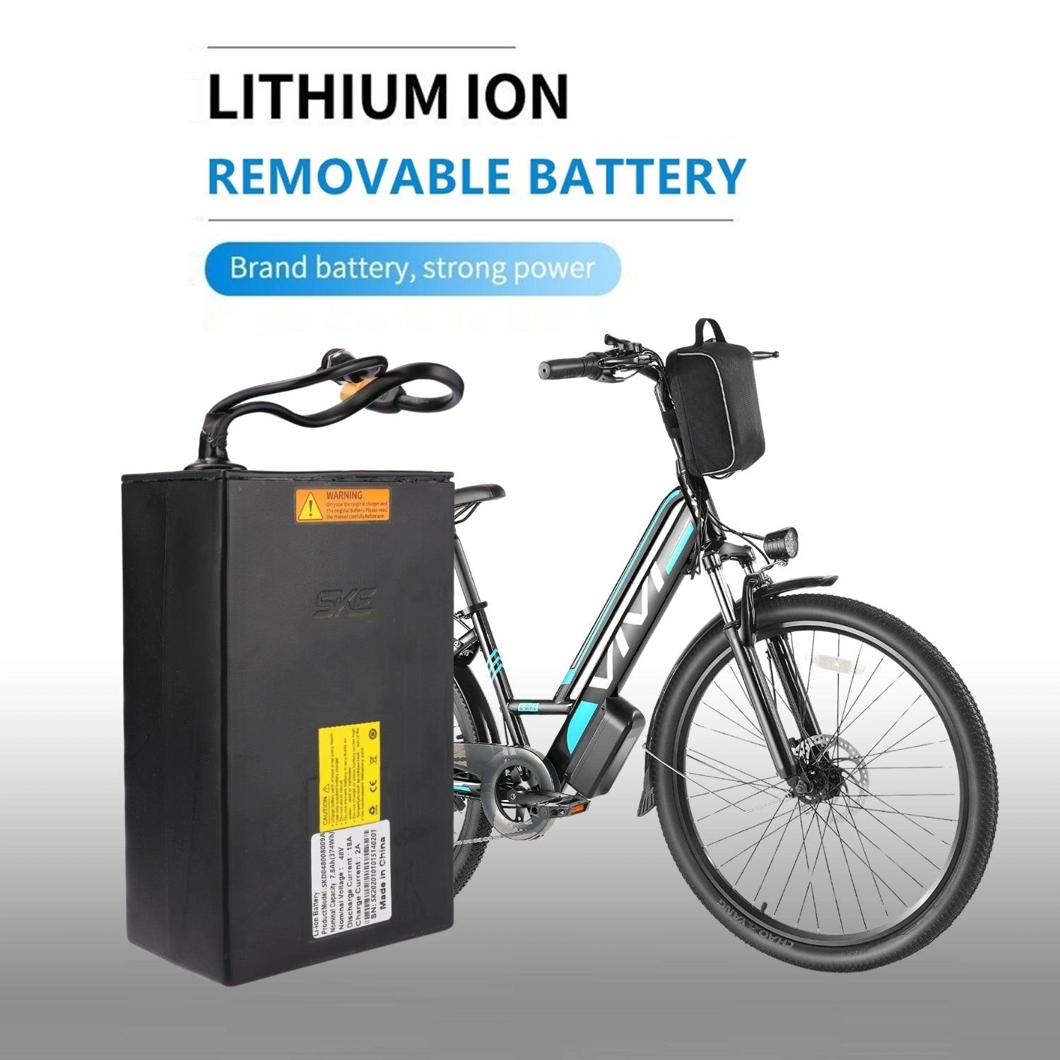 VIVI Electric Bike Battery For MT26G Ebike