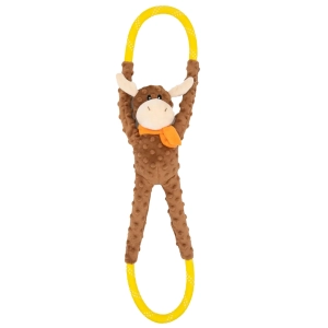Zippy Paws RopeTugz Moose Dog Toys